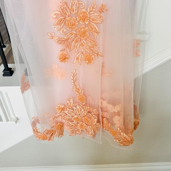 NEW Beautiful net reception saree  with saree jacket ( blouse) - Picture 13 of 16